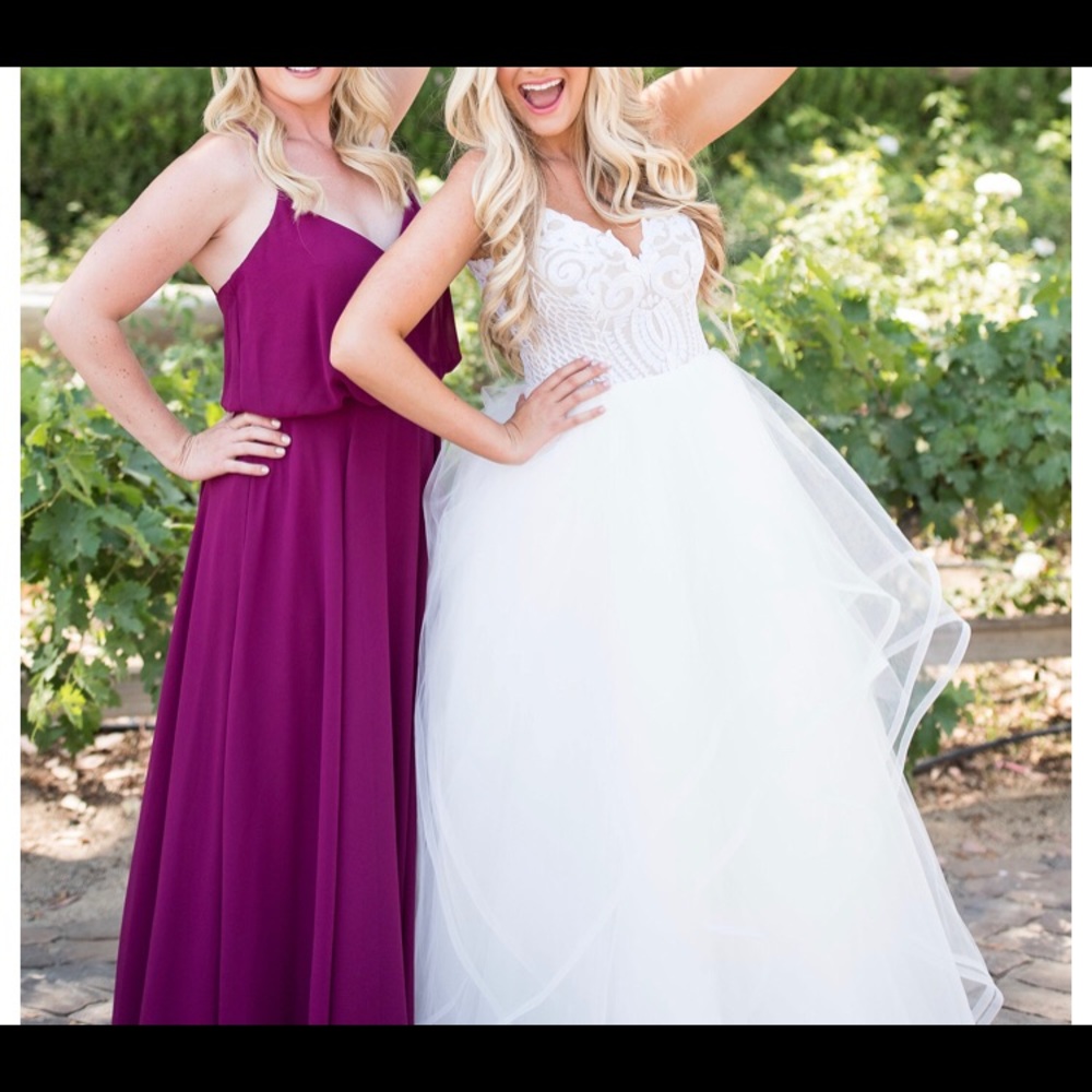 Hayley Paige 5752 Bridesmaid Dress In Azalea